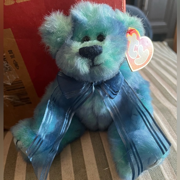 Ty Other - NWT Ty Blue and Green Stuffed Bear